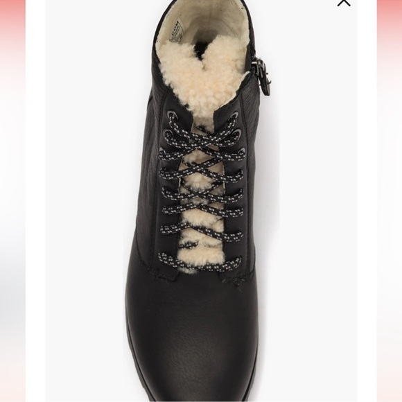 Sorel Emelie Genuine Shearling Short Lace-Up Boot (Women) - Picture 3 of 12